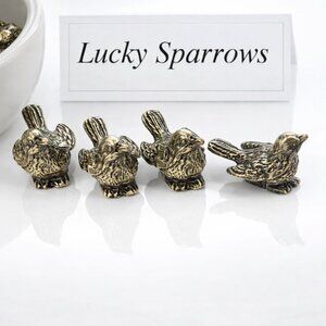 Mahjong Lucky Sparrow - she sits on your rack.  www.mahjwear.com